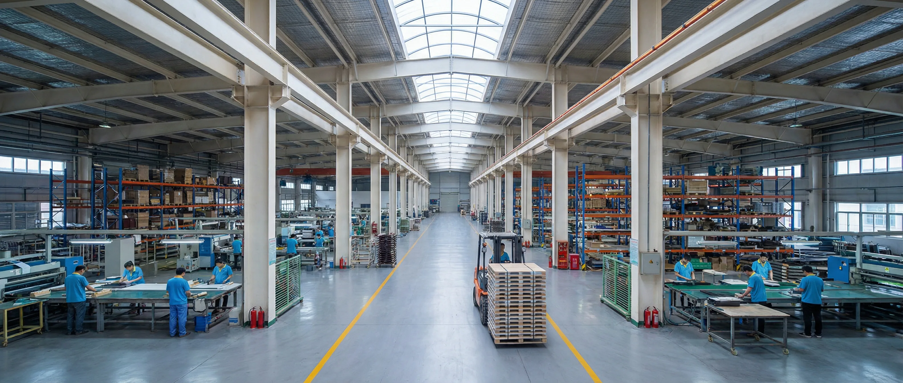 Tim Feng factory production floor